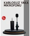 20 Metre Menzilli Kablosuz Yaka Mikrofonu Gürültü Engelleyici