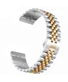 22MM Gear S3 Watch 4 -GT2 GT2E 46MM KayışKordon Seramik Paslanmaz Çelik-(5775)