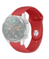 22MM Silikon Kayış Kordon Gear S3 Watch 4 -GT2 GT2E 46MM KayışKordon Watch Active 2 22MM-(5775)