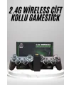 2.4g Uyumlu Kablosuz Çift Kol Atari Retro 20000 Oyun Game Stick