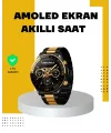 3 Bileklikli Amoled Akıllı Saat Bluetooth Çağrı ve Sağlık Takipli