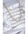 316L Çelik Gold Renk 60 cm Burgu Model Kadın Kolye