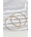 316L Çelik Gold Renk 70 mm Kadın Halka Küpe