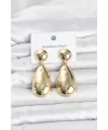 316L Çelik Gold Renk Damla Model Kadın Küpe