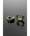 316L Çelik Gold Renk Halka Model Çift Küpe