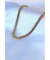 316L Çelik Gold Renk Kral Zincir Model Erkek Kolye
