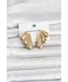 316L Çelik Gold Renk Vintage Kadın Küpe