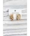 316L Çelik Gold Renk Vintage Model Kadın Küpe