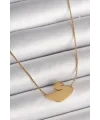 316L Çelik Gold Renk Zincir Kuğu Model Kadın Kolye