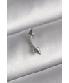 316L Çelik Gümüş Renk Çivi Model Piercing