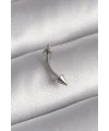 316L Çelik Gümüş Renk Çivi Model Piercing