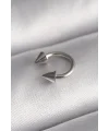 316L Çelik Gümüş Renk Halka Çivi Model Kadın Piercing
