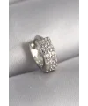 316L Çelik Gümüş Renk Zirkon Taşlı Tragus Piercing