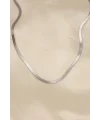 316L Çelik Silver Renk 45 cm İtalyan Zincir Model Kadın Kolye