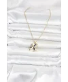 316L Çelik Zincir Gold Renk Dolphin Model Kadın Kolye