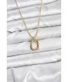 316L Çelik Zincir Gold Renk Model Kadın Kolye