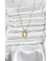316L Çelik Zincir Gold Renk Model Kadın Kolye