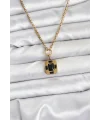 316L Çelik Zincir Gold Renk Vintage Model Kadın Kolye