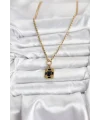316L Çelik Zincir Gold Renk Vintage Model Kadın Kolye
