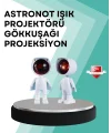 360° Ayarlanabilir Başlıklı Astronot Gece Lambası