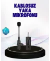 360 Derece Ses Algılamalı Type C Şarjlı Yaka Mikrofonu