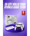 3D 4K HD 2.4G Game Stick 4K Ultra Hd Oyun Konsolu Çift Kollu