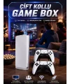 3D Çift Oyun Kollu 4K HD Ekran Nostaljik 20.000 Oyunlu Beyaz Game Box