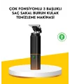 3’ü 1 Arada Şarjlı Erkek Bakım Seti – Saç Sakal ve Burun Tüyü Kesme Makinesi