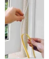 5 Adet 9 Metre Pencere Izolasyon Bandı Yapışkanlı Cam Yalıtım Süngeri Rüzgar Soğuk Kesici Pimapen Fitili