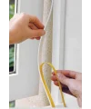 5 Adet 9 Metre Pencere Izolasyon Bandı Yapışkanlı Cam Yalıtım Süngeri Rüzgar Soğuk Kesici Pimapen Fitili