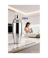 550 ml Inox Shaker - Kokteyl Karıştırma Kabı  Süzgeçli Bar Shaker Paslanmaz Çelik