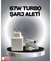 67 Watt Güvenli Hızlı Şarj Adaptörü Samsung M31 M33 M51 Uyumlu