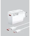 67 Watt Ultra Hızlı Şarj Adaptörü  Redmi 9 10 12C Uyumlu