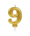 9 Rakam Mum Gold Renk