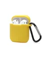 Airpods 2 (2.nesil) Sert Silikon Kılıf - Sarı-(5796)