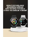 Akıllı Saat Amoled Ekran Bluetooth Bağlantılı Sesli Görüşme Nabız Ölçer