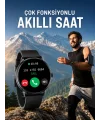 Akıllı Saat Çok Fonksiyonlu Sesli Görüşme NFC Uyumlu Amoled Ekran