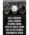 Akıllı Saat Titreşimli Amoled Ekran Uyku ve Sağlık Takibi Sesli Görüşme
