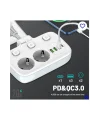 Akım Korumalı 2’li Ayrı Anahtarlı Priz, 2x Priz, 3x Usb, 1x Type-c, 2 Mt Kablo, Hızlı Şarj