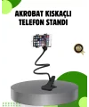 Akrobat Masaüstü Mandallı Telefon Tutucu 360 Derece Dönebilen