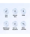 ALLY 180° Dönebilen USB To Type-C 120W Hızlı Şarj Kablosu 1 Metre-(5775)