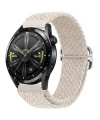 ALLY 22MM Gear S3 Watch 4 -Gt2 GT2E 46MM Japon Tokalı Elastik Kayış Kordon-(5775)