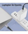 ALLY 240W Type-C To Type-C Laptop Telefon Hızlı Data ve Şarj Kablosu-(5775)