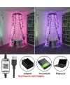 ALLY 5MT 50 LED RGB Bluetooth Telefonla Kontrol Edilen Usb Led Lamba İos-Android-(5775)