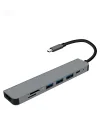 Ally 7in1 USB 3.1 HDMI 4K 30HZ 2K 1080P Type-C HUB Adaptör Dönüştürücü-(5775)