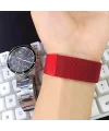 Ally Apple Watch 7-8 45mm 6-5-4 44mm Kayış Kordon Metal Milano Loop 3-2-1 42mm-(5775)