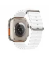 Ally Apple Watch 7-8 45mm 6-5-4 44mm Watch Ultra 49mm Marine Silikon Kayış Kordon 3-2-1 42mm-(5775)