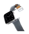 Ally Apple Watch 7-8 45mm 6-5-4 44mm Watch Ultra 49mm Single Coil Deri Kayış Kordon 3-2-1 42mm-(5775)
