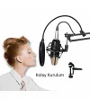 Ally Çift Katman Stüdyo İçin Mikrofon Pop Filtre Youtuber-(5775)