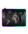 ALLY Dünya Desenli RGB Led Işıklı Oyuncu Mouse Pad 300*250*4MM-(5775)
